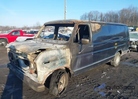 1988 Ford Econoline E150 Super Duty Van из США, поврежденный, VIN 1FTES14N7JHB26113